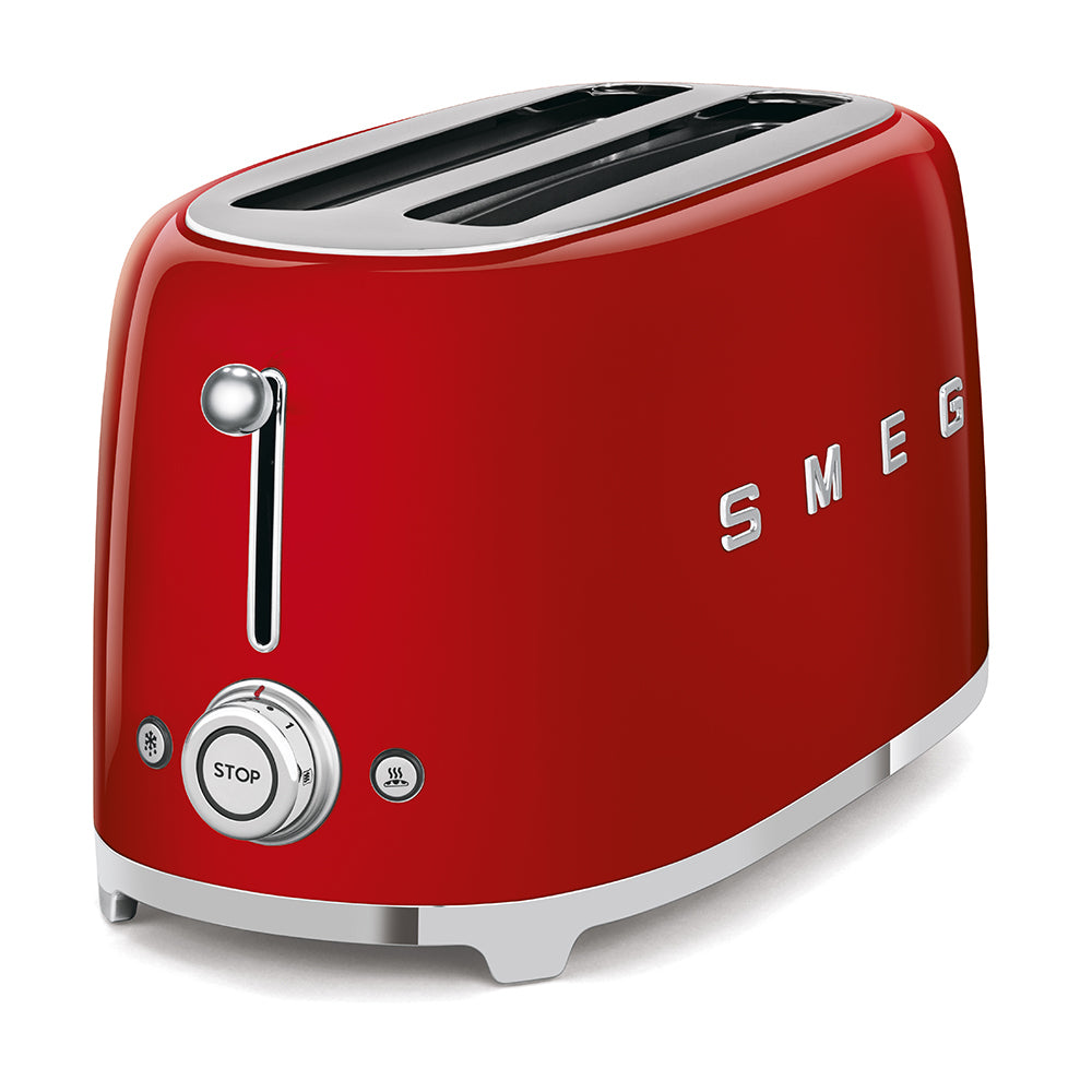 SMEG TOASTER 2X4 50S STYLE RED TSF02RDEU