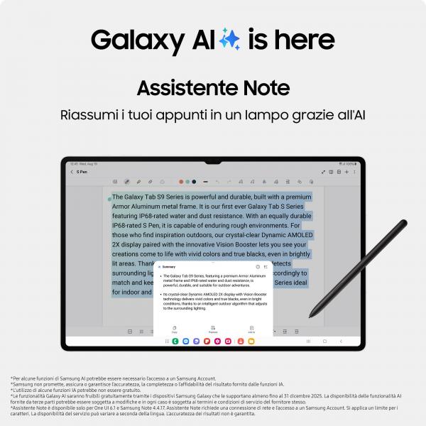 Tablet Samsung Galaxy Tab S9 X716B 5G 11.0 8GB RAM 128GB - Graphite