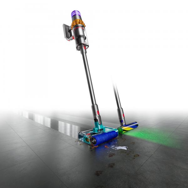 Dyson Vacuum Cleaner V15s Detect Dry and Wet Submarine 448798-01 - Nickel-Satin Yellow