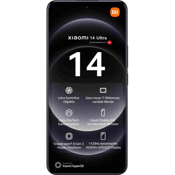 Xiaomi 14 Ultra 5G Dual Sim 16GB RAM 512GB - Black