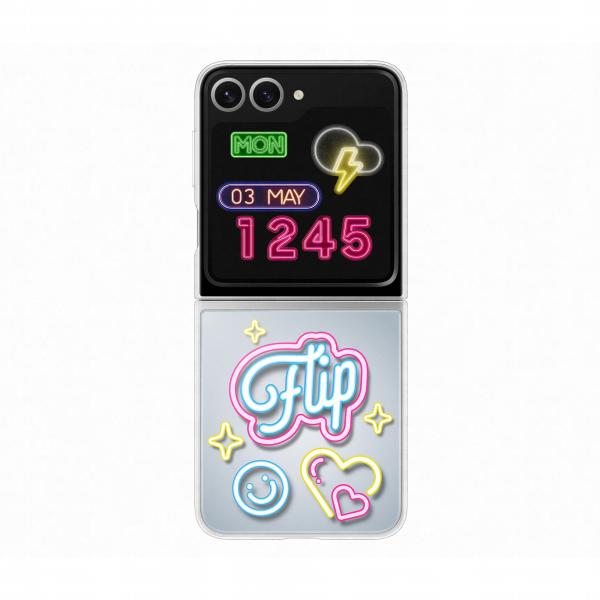Samsung Galaxy Z Flip6 Design Cover Flipsuit - Transparent