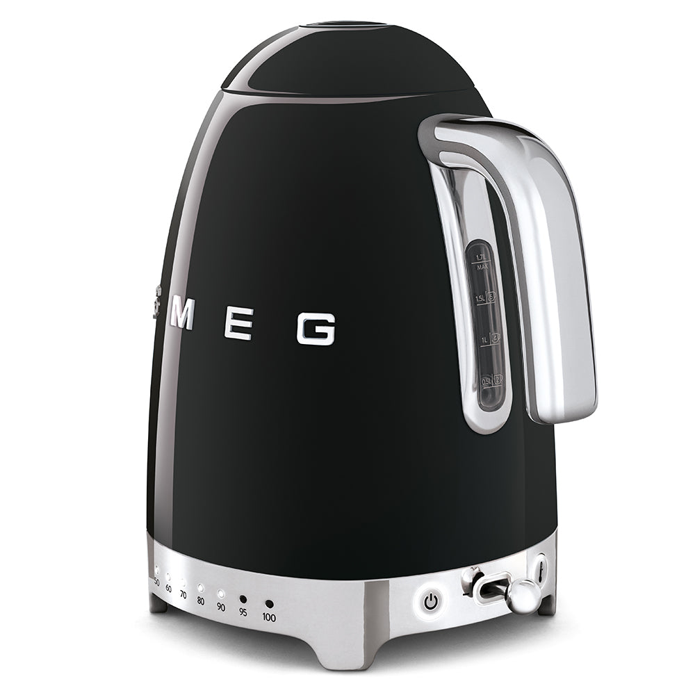 SMEG KETTLE 50STYLE BLACK KLF04BLEU