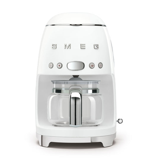 SMEG DRIP COFFEE MAKER 50'S STYLE WHITE DCF02WHEU