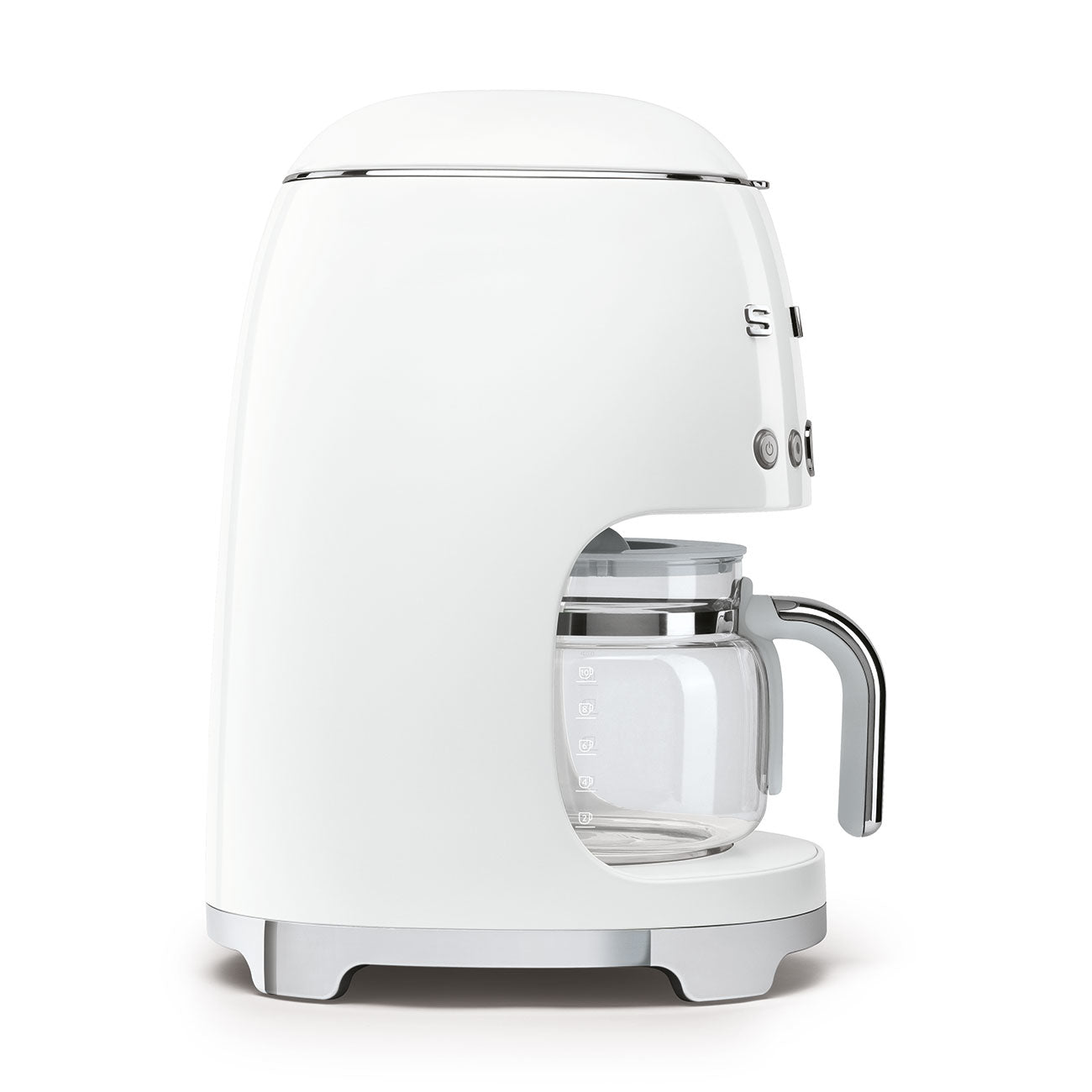 SMEG DRIP COFFEE MAKER 50'S STYLE WHITE DCF02WHEU