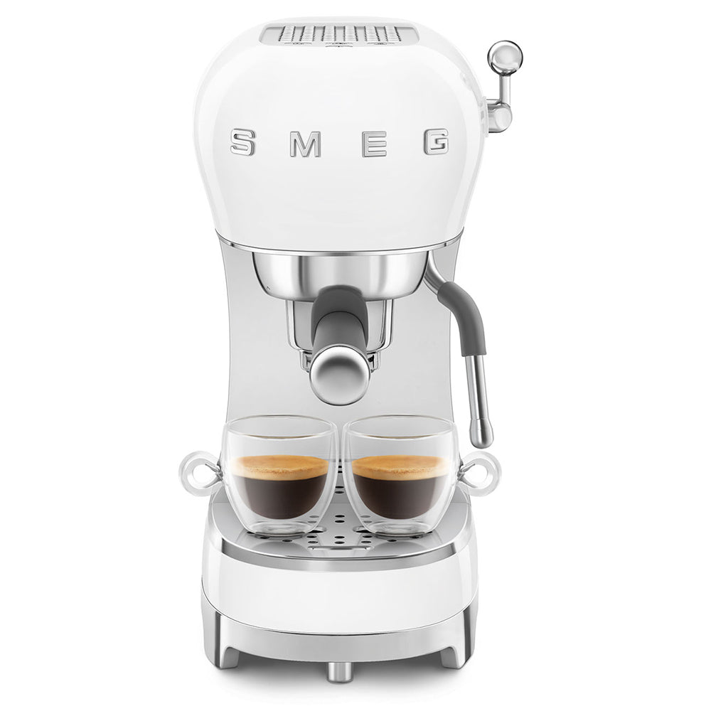 SMEG COFFEE MAKER 50STYLE WHITE ECF02WHEU