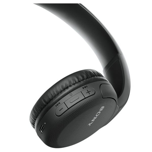 Sony WHCH510 Over-Ear Wireless Headset - Black