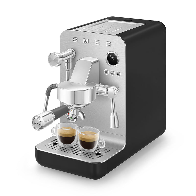 SMEG ESPRESSO COFFEE MACHINE COLLECTION BLACK EMC02BLMEU