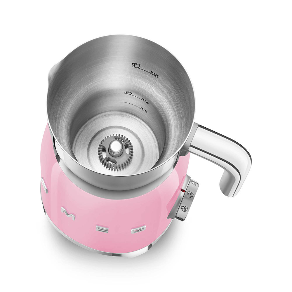 SMEG MILK FROTHER 50STYLE PINK MFF11PKEU