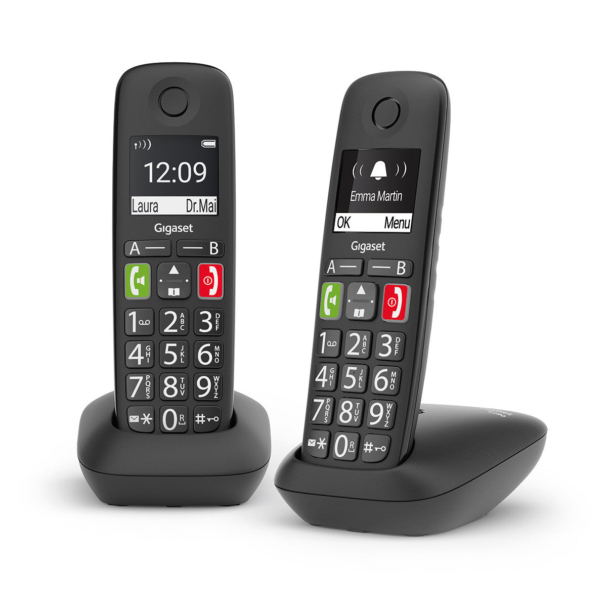 GIGASET WIRELESS PHONE E290 DUO BLACK (L36852-H2901-D201)