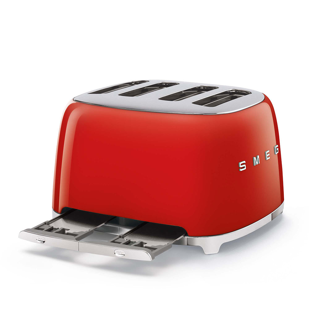 SMEG TOASTER 4x4 50STYLE RED TSF03RDEU