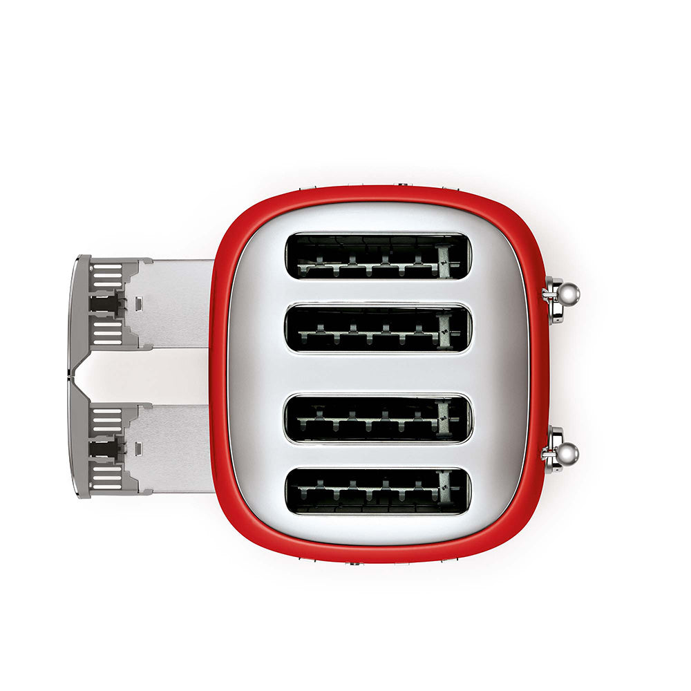 SMEG TOASTER 4x4 50STYLE RED TSF03RDEU