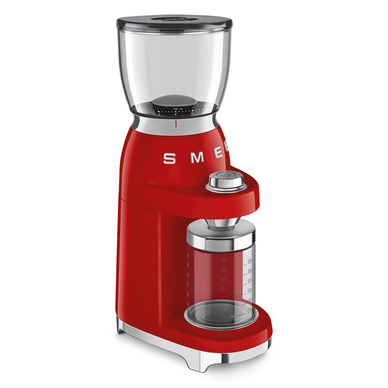 SMEG COFFEE GRINDER 50STYLE RED CGF11RDEU
