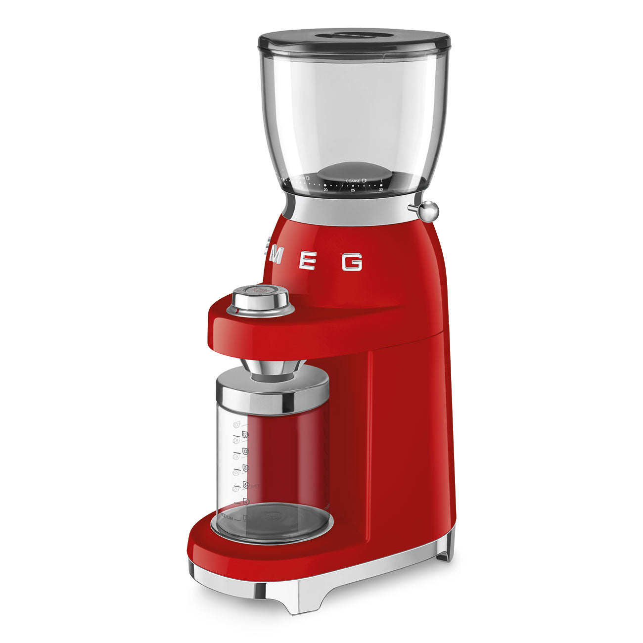 SMEG COFFEE GRINDER 50STYLE RED CGF11RDEU
