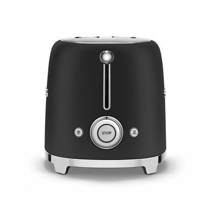SMEG TOASTER 2X2 50STYLE MATT BLACK TSF01BLMEU