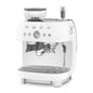 SMEG ESPRESSO MACHINE 50'STYLE WITH INTEGRATED GRINDER WHITE EGF03WHEU