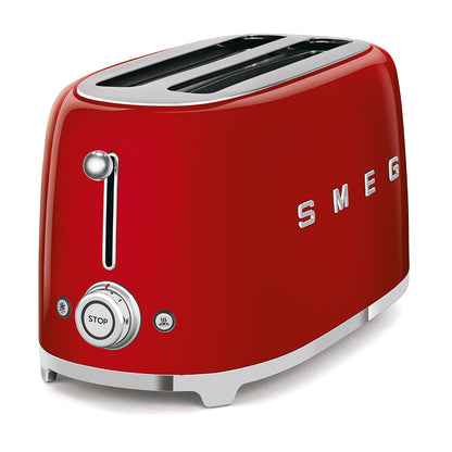 SMEG TOASTER 2X4 50S STYLE RED TSF02RDEU