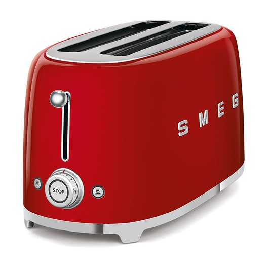 SMEG TOASTER 2X4 50S STYLE RED TSF02RDEU