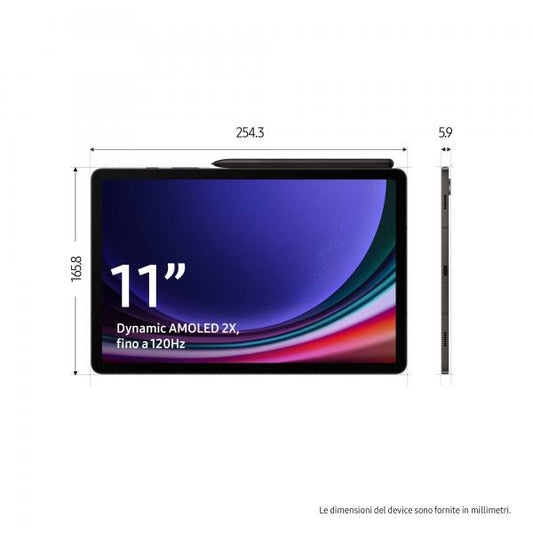 Tablet Samsung Galaxy Tab S9 X716B 5G 11.0 8GB RAM 128GB - Graphite