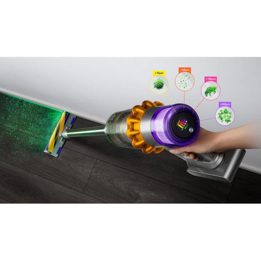 Dyson Vacuum Cleaner V15 Detect Absolute (2023) - Yellow/Nickel
