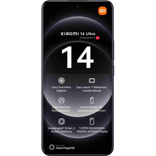 Xiaomi 14 Ultra 5G Dual Sim 16GB RAM 512GB - Black