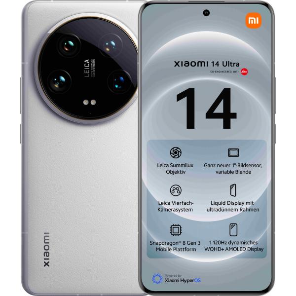 Xiaomi 14 Ultra 5G Dual Sim 16GB RAM 512GB - White