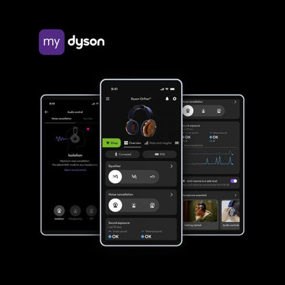 Dyson OnTrack Noise Canceling Headphones WP02 - Blue/Copper