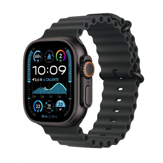 Watch Apple Watch Ultra 2 (2024) LTE 49mm Black Titanium Case with Ocean Band - Black