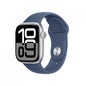 Watch Apple Watch Series 10 GPS 42mm Silver Aluminium Case with Sport Band M/L - Denim
