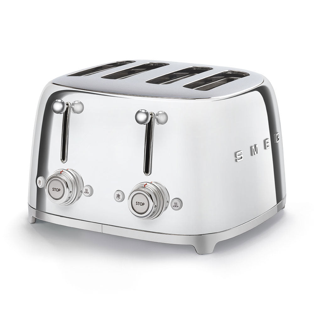 SMEG TOASTER 4X4 50STYLE CHROME TSF03SSEU