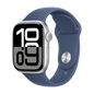 Watch Apple Watch Series 10 GPS 42mm Silver Aluminium Case with Sport Band M/L - Denim