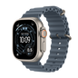 Watch Apple Watch Ultra 3 (2025) 5G 49mm Natural Titanium Case with Ocean Band - Anchor Blue