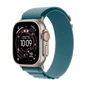 Watch Apple Watch Ultra 3 (2025) 5G 49mm Natural Titanium Case with Alpine Loop M - Light Blue