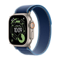 Watch Apple Watch Ultra 3 (2025) 5G 49mm Natural Titanium Case with Trail Loop S/M - Blue/Bright Blue