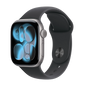 Watch Apple Watch Series 11 (2025) GPS 42mm Space Grey Aluminium Case with Sport Band M/L - Black
