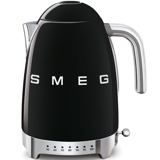 SMEG KETTLE 50STYLE BLACK KLF04BLEU