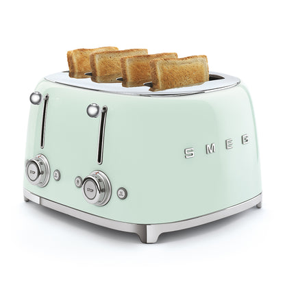 SMEG TOASTER 4X4 50STYLE PASTEL GREEN TSF03PGEU