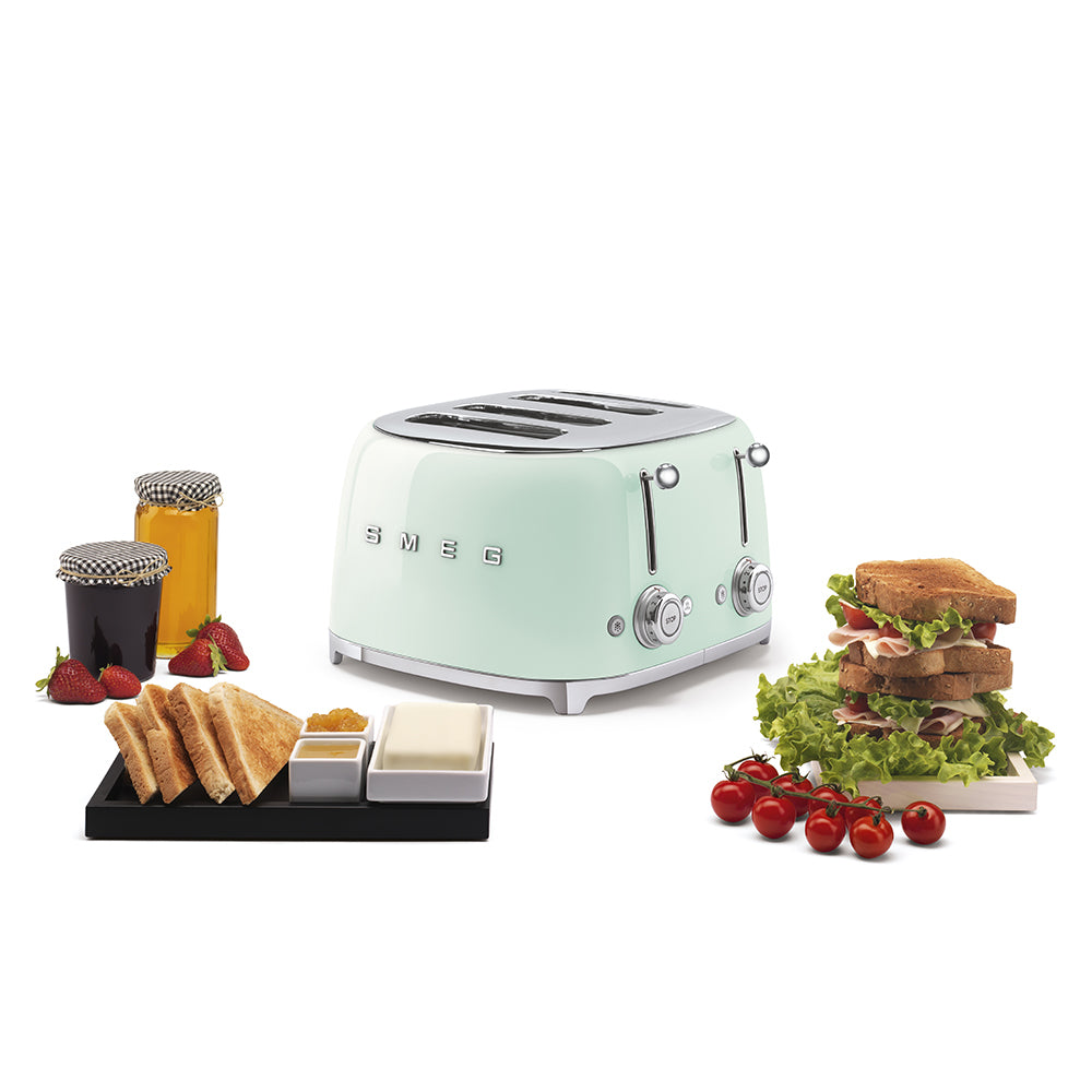 SMEG TOASTER 4X4 50STYLE PASTEL GREEN TSF03PGEU