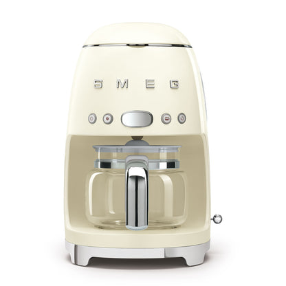 SMEG DRIP COFFEE MAKER 50'STYLE CREAM DCF02CREU