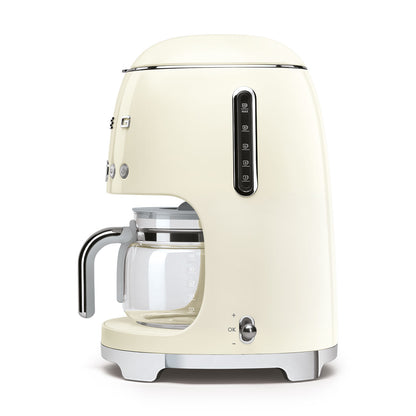 SMEG DRIP COFFEE MAKER 50'STYLE CREAM DCF02CREU