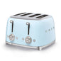 SMEG TOASTER 4X4 50STYLE PASTEL BLUE TSF03PBEU