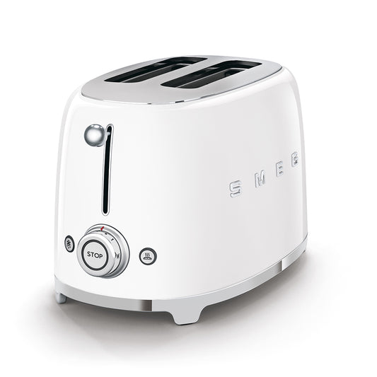 SMEG TOASTER 2X2 50STYLE WHITE TSF01WHEU