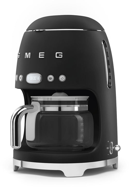 SMEG DRIP COFFEE MAKER 50STYLE BLACK MATTE DCF02BLMEU