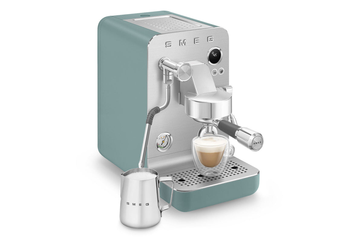 SMEG ESPRESSO COFFEE MACHINE COLLECTION EMERALD GREEN EMC02EGMEU