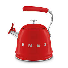 SMEG STOVETOP KETTLE 50STYLE RED WKF01RD