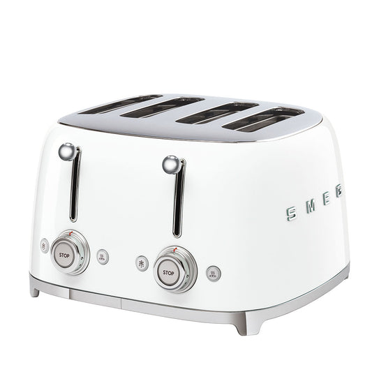 SMEG TOASTER 4X4 50STYLE WHITE TSF03WHEU