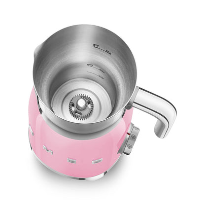 SMEG MILK FROTHER 50STYLE PINK MFF11PKEU