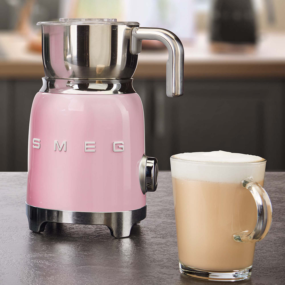SMEG MILK FROTHER 50STYLE PINK MFF11PKEU