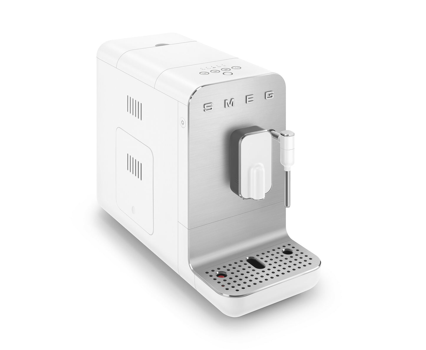 SMEG ESPRESSO AUTOMATIC COFFER MACHINE WITH MILK FROTHER WHITE BCC12WHMEU