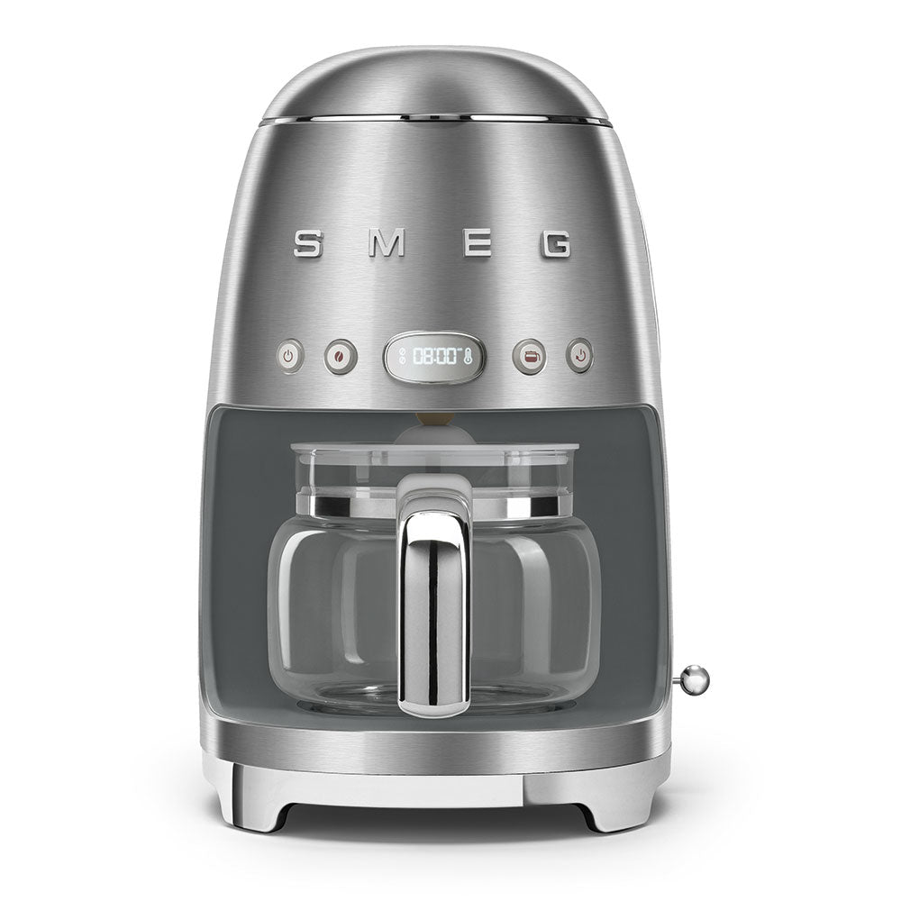 SMEG DRIP COFFEE MAKER 50STYLE SILVER DCF02SSEU