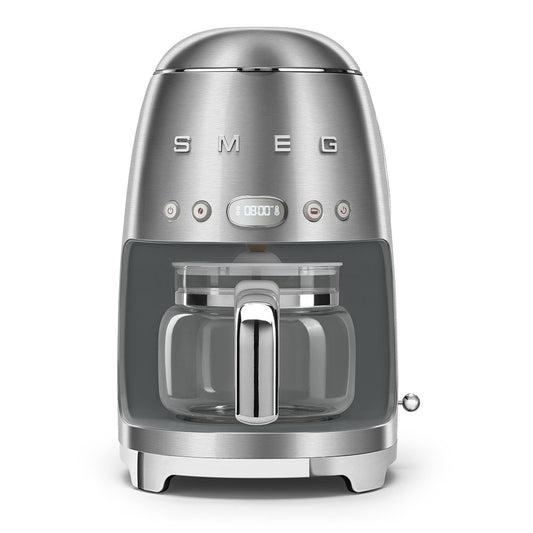 SMEG DRIP COFFEE MAKER 50STYLE SILVER DCF02SSEU